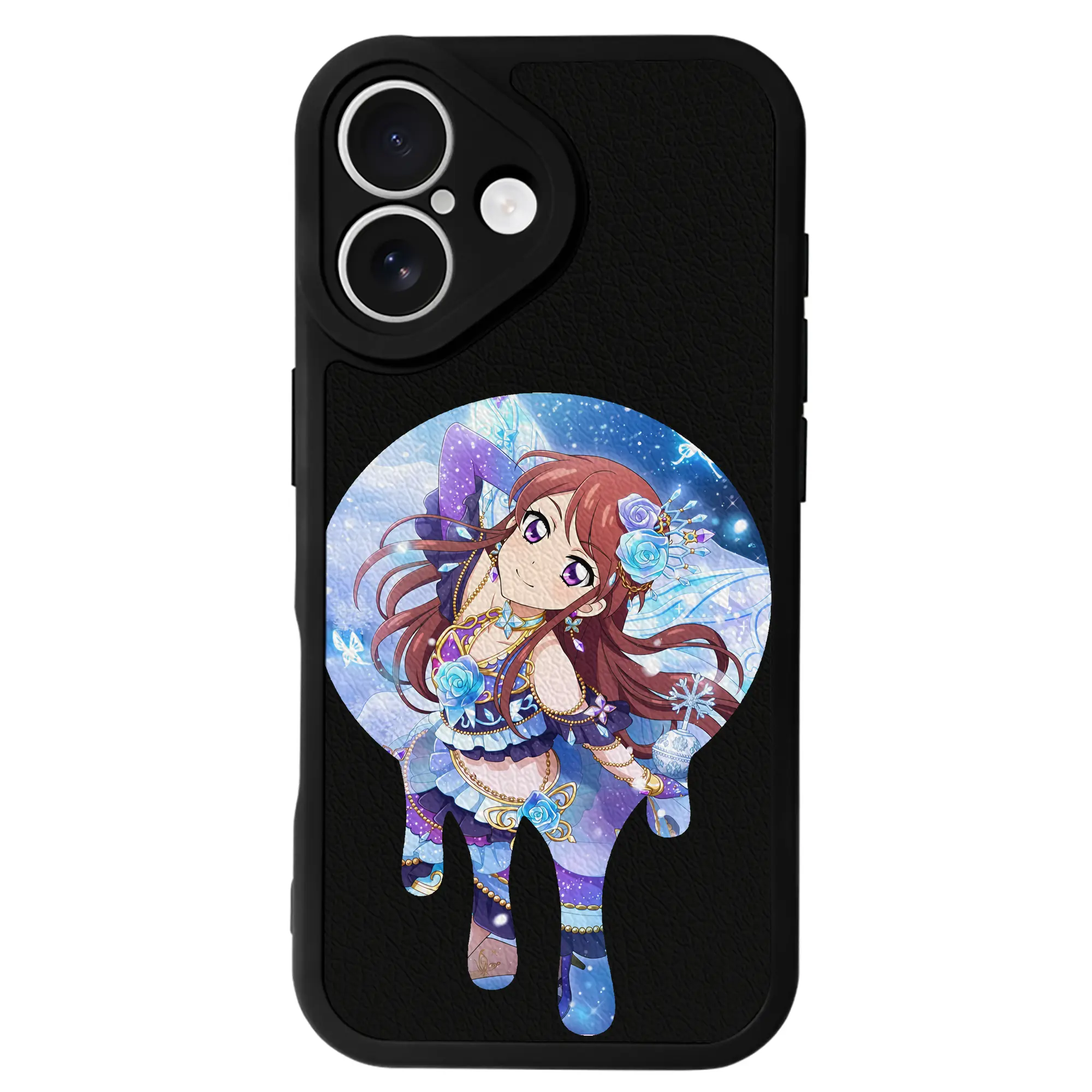 アイカツ グッズ 紫吹 蘭 - IPhone 16シリーズ対応 ・ シリコンスマホケース ・ レザー調 ・ 高精度フィット ・ 耐衝撃 ・ ワイヤレス充電対応 ・ 精密カット